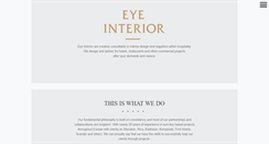 Desktop Screenshot of eyeinterior.com